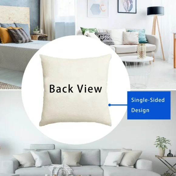 (4) Linen Japanese Inspired Throw Pillow Covers. NWT - Picture 4 of 16